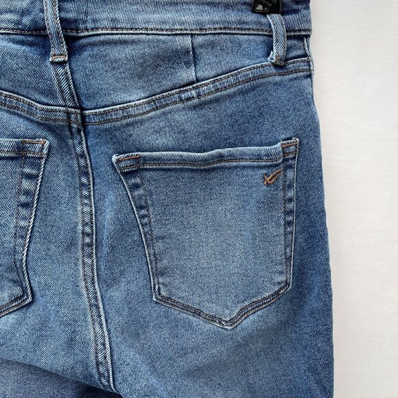 William Rast Super High Waist Ankle Skinny Jeans Raw Hem Denim Women's Junior 27 - Picture 13 of 13